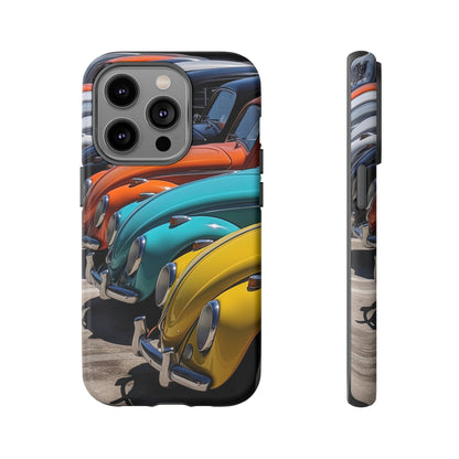 Front View of VW Bugs Tough iPhone Case