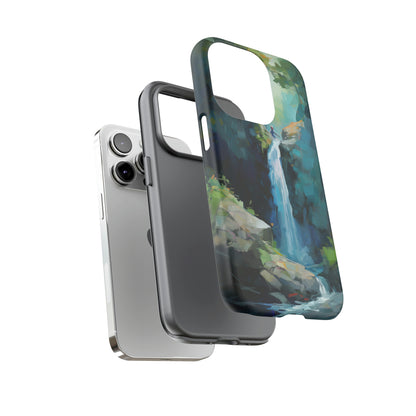 Dual Layer View of Waterfall Tough iPhone Case