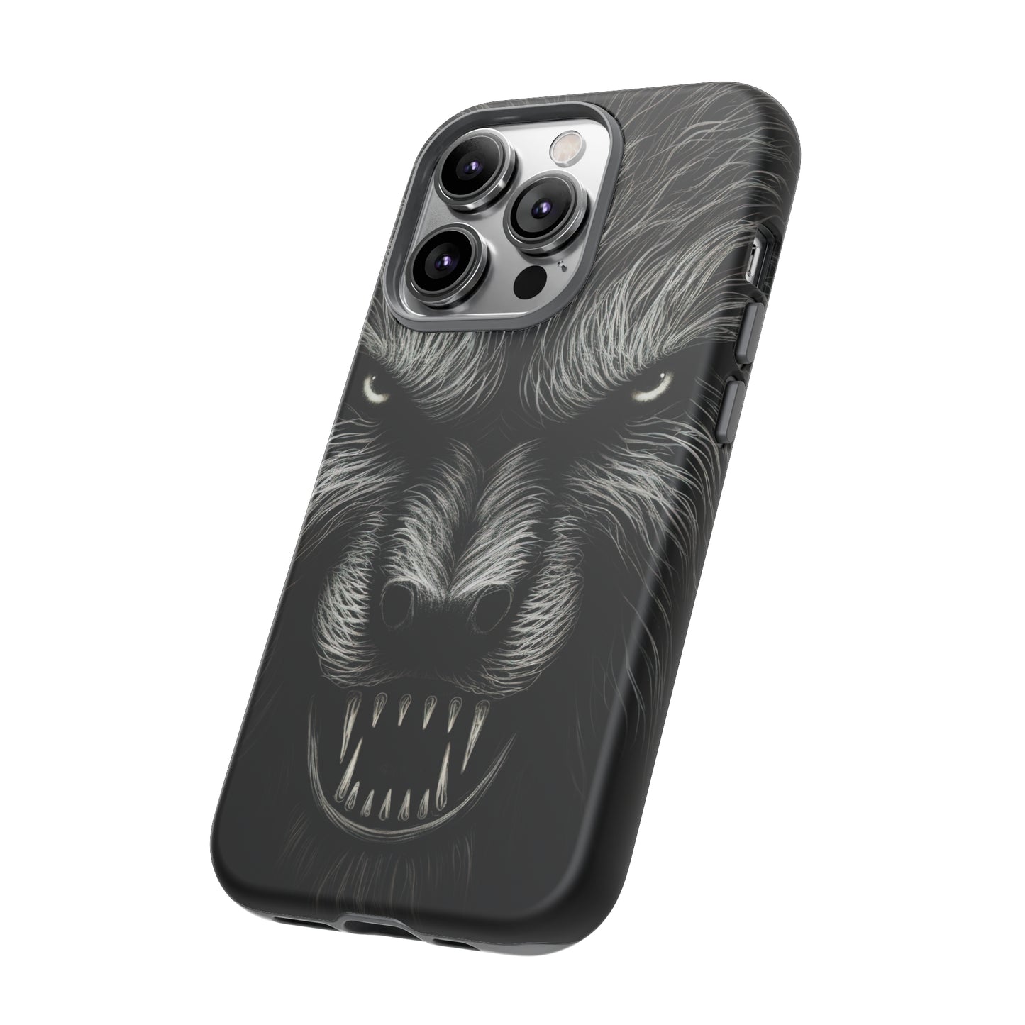 Side View of Werewolf Tough iPhone Case