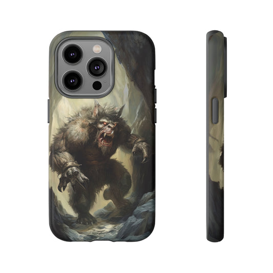 Front View of Troll Tough iPhone Case