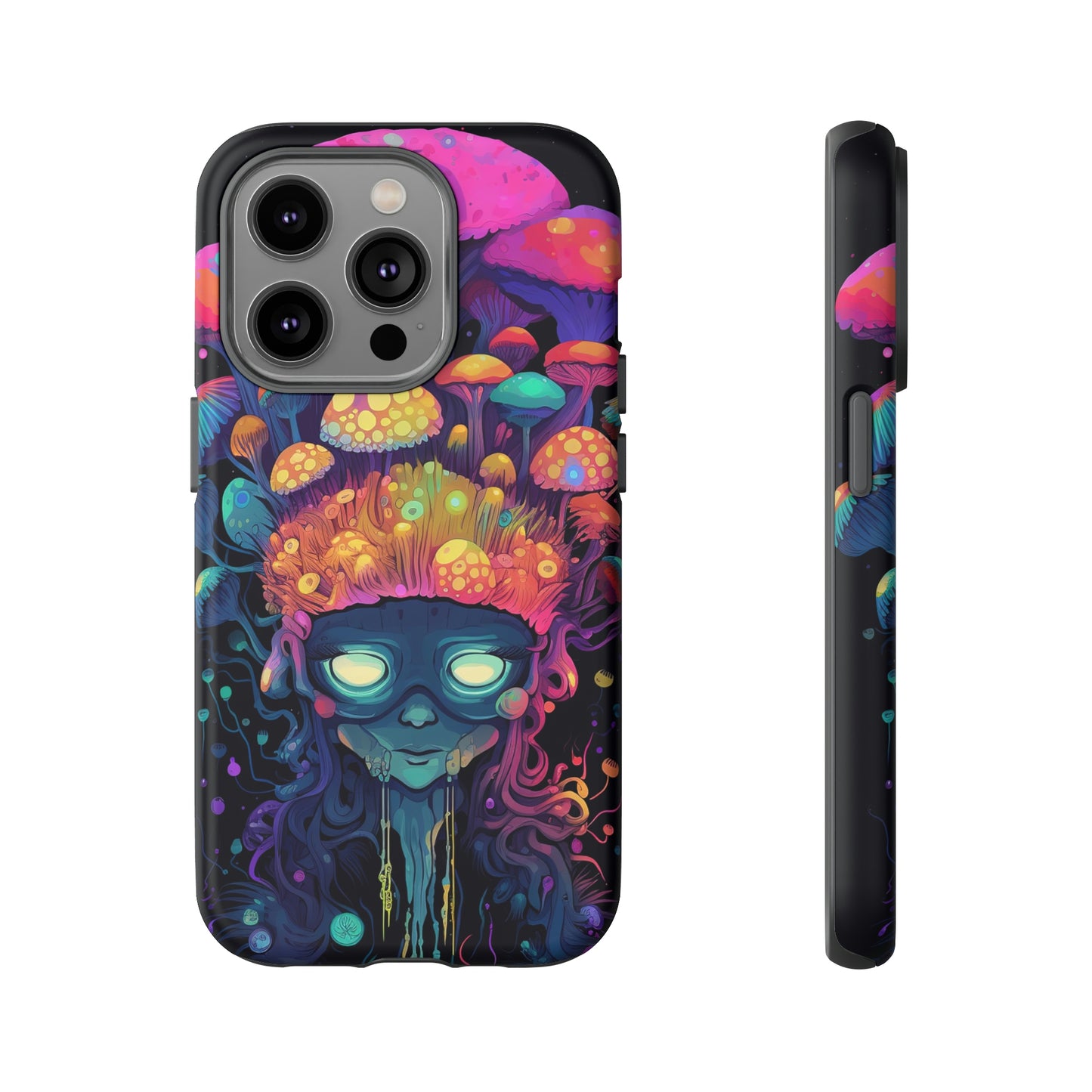 Magic Mushroom Girl Tough iPhone Case