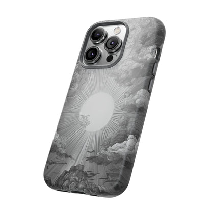 Side View of Bright Sun Tough iPhone Case