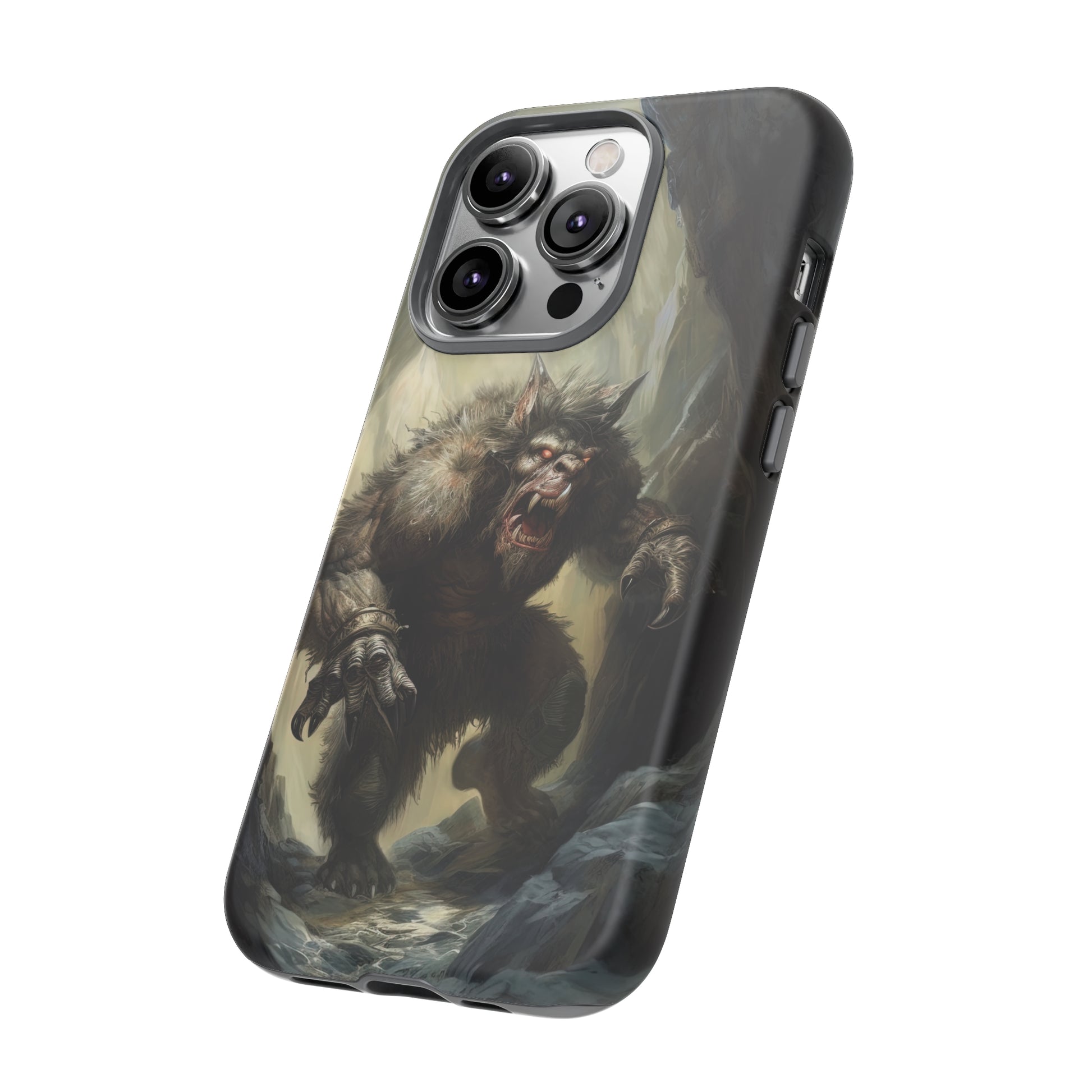 Side View of Troll Tough iPhone Case