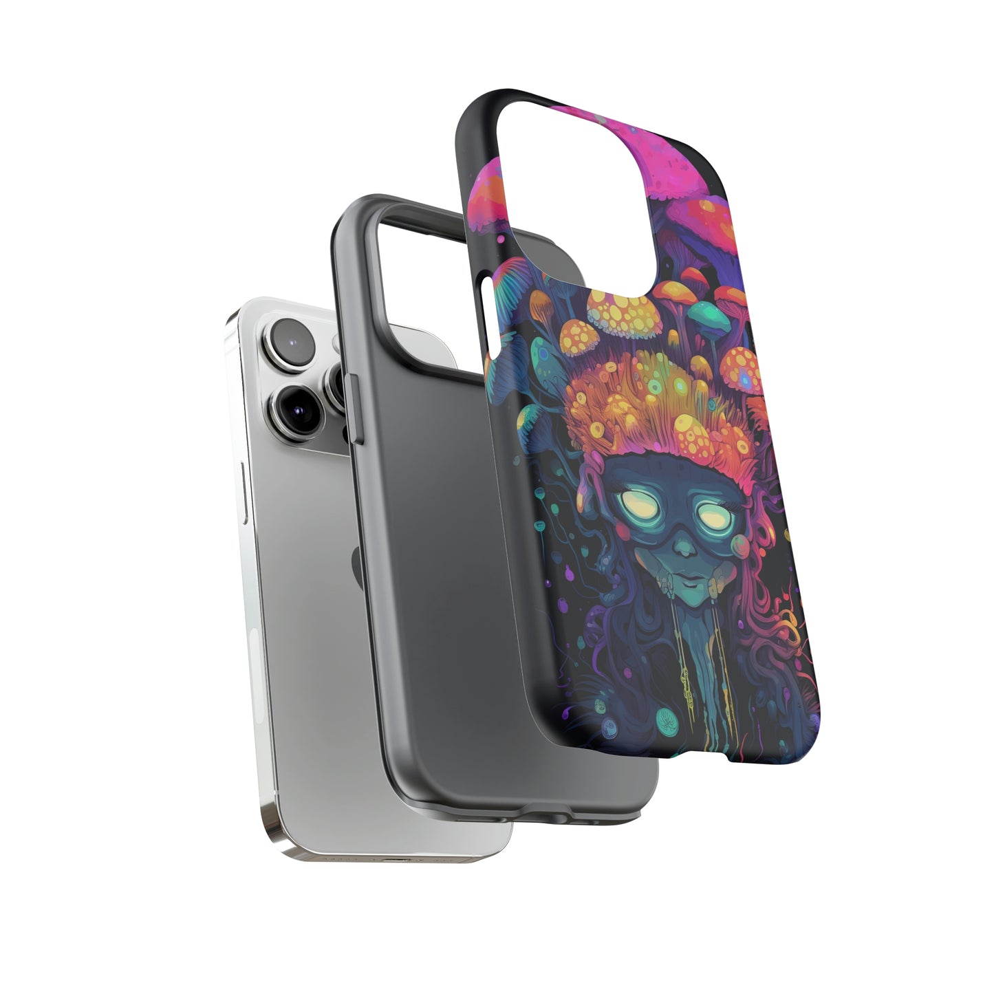 Magic Mushroom Girl Tough iPhone Case