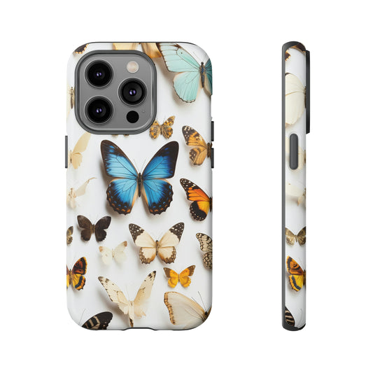 Front View of Butterfly Collection Tough iPhone Case