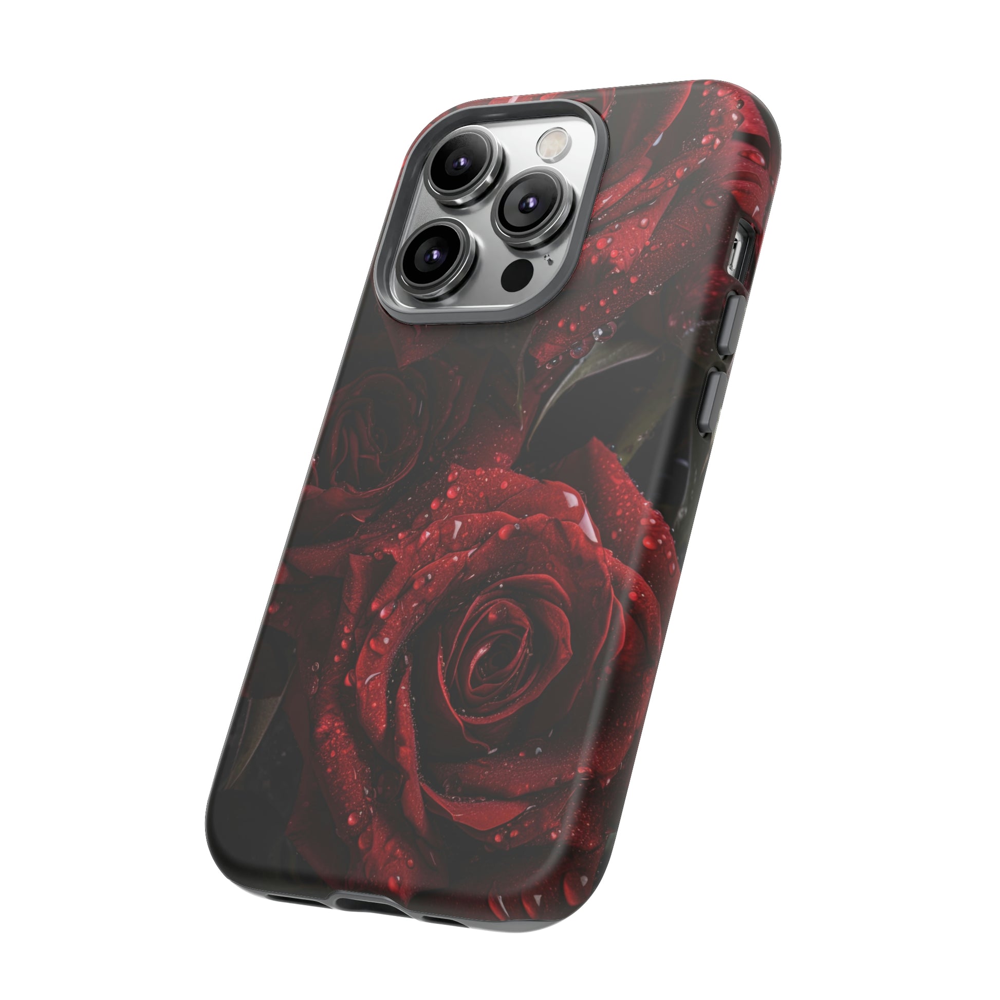 Side View of Roses Tough iPhone Case