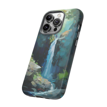 Side view of Waterfall Tough iPhone Case