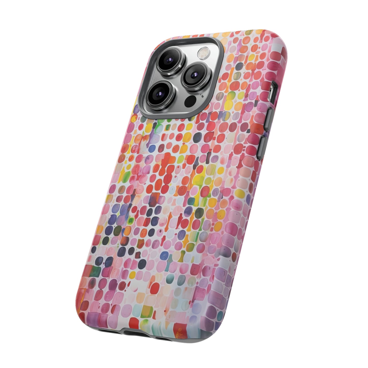 Color Dots Tough iPhone Case