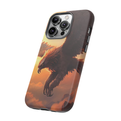 Side View of Griffon Flying Tough iPhone Case