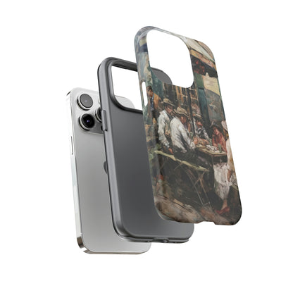 Dual Layer view of French Café Tough iPhone Case