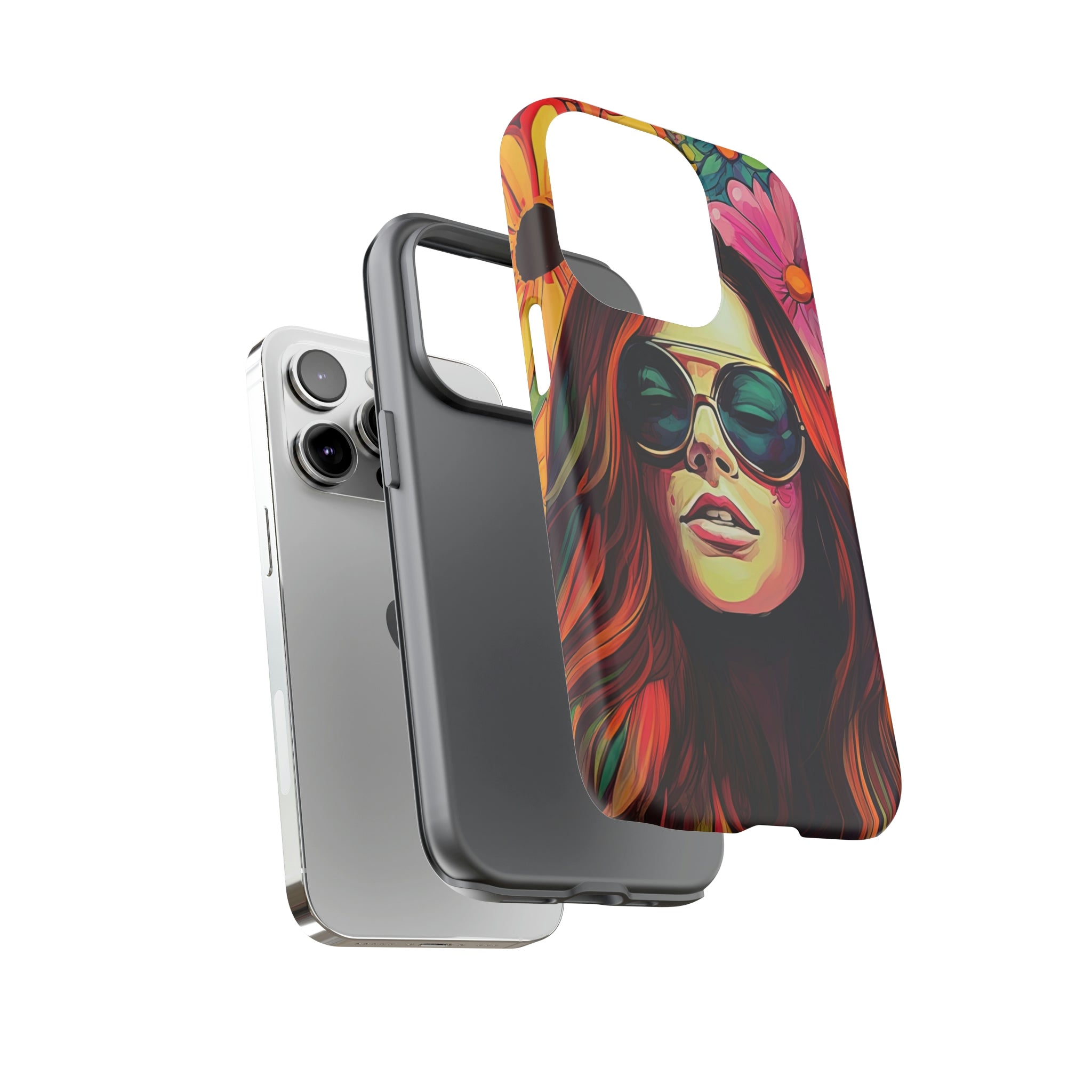 Groovy Chick Tough iPhone Case Delightix