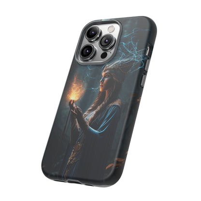 Side View of Wizard Casting Tough iPhone Case