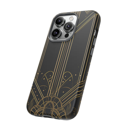 Side View of Art Deco Design Tough iPhone Case