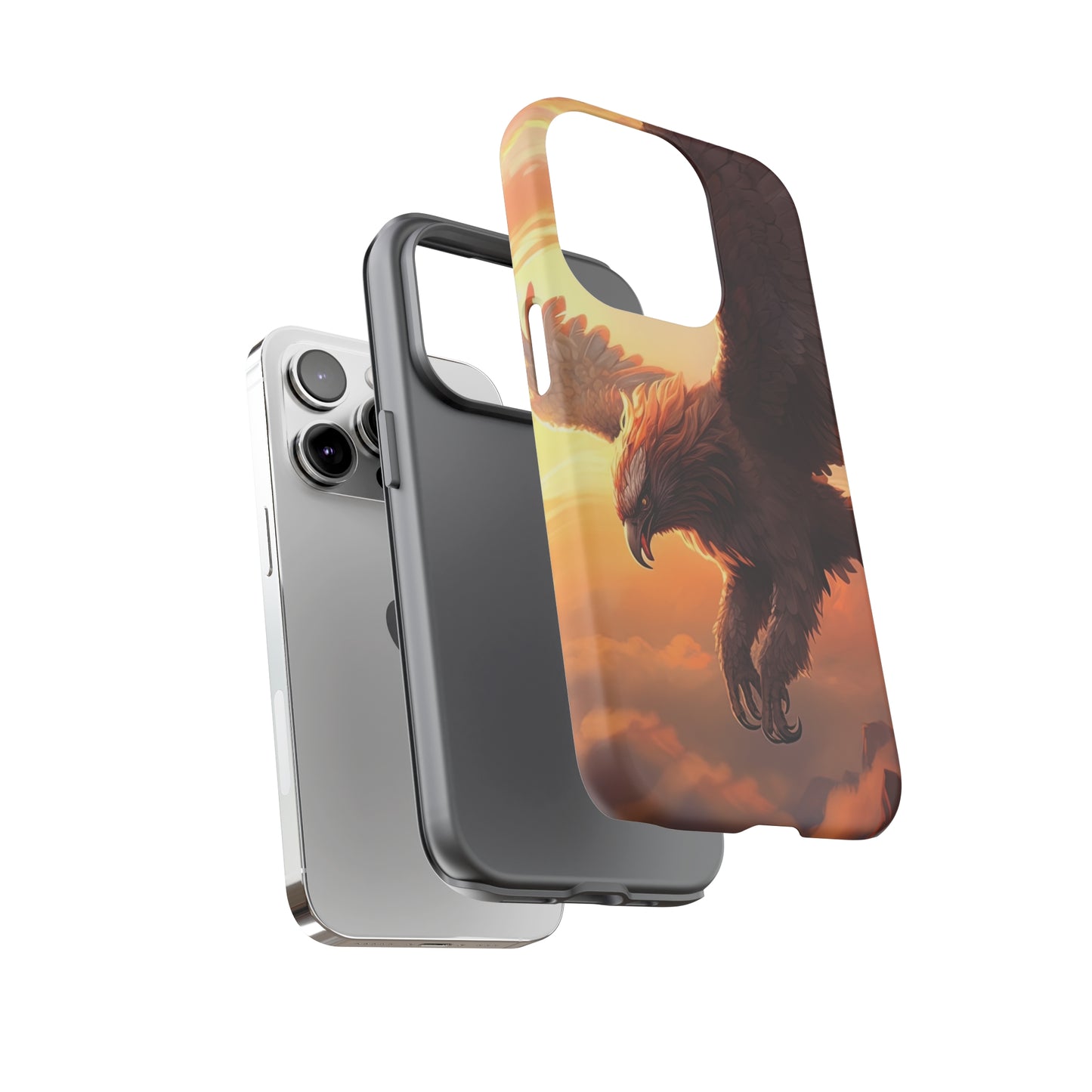 Dual Layer View of Griffon Flying Tough iPhone Case