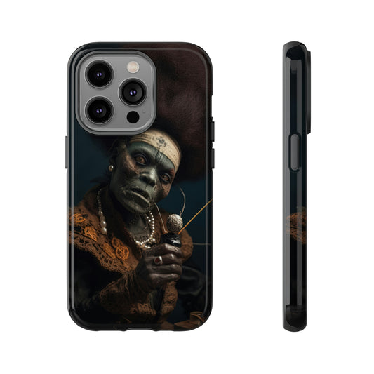 Front View of Voodoo Priestess Tough iPhone Case